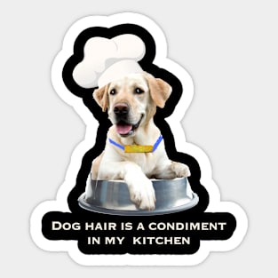 Happy Dog Hair Sticker